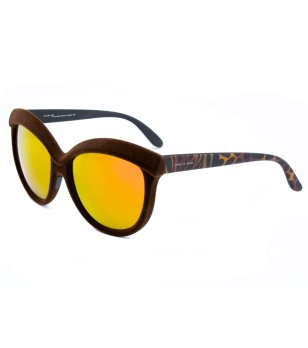 Дамски слънчеви очила с кафява  снимка