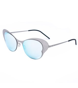 Дамски слънчеви очила  с рамка в сребристо снимка