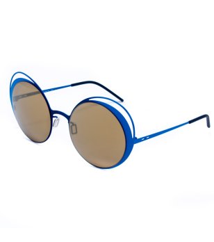 Дамски слънчеви очила с рамка в синьо снимка