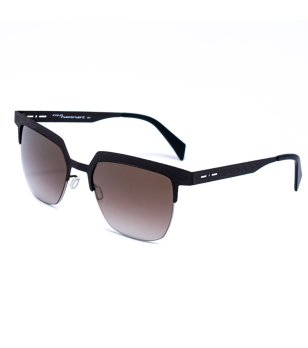 Дамски слънчеви очила с черна полурамка снимка