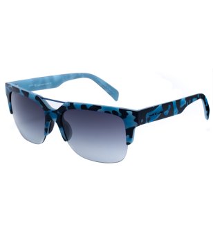 Слънчеви очила с шарка в синьо и черно снимка