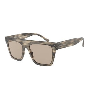 Унисекс правоъгълни очила в сиви нюанси снимка