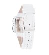 Дамски кварцов часовник в бяло-1 снимка