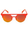 Слънчеви очила с червена метална рамка-1 снимка
