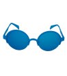 Унисекс кръгли очила в синьо-1 снимка