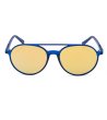 Унисекс слънчеви очила с рамка в синьо-1 снимка