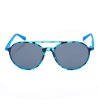 Унисекс слънчеви очила с рамка в синьо и черно-1 снимка