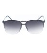 Мъжки слънчеви очила с полурамка в цвят графит-1 снимка