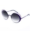 Дамски кръгли тъмнолилави слънчеви очила-0 снимка