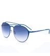 Дамски слънчеви очила със синя метална рамка-0 снимка