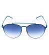 Дамски слънчеви очила със синя метална рамка-1 снимка