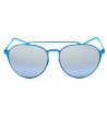 Слънчеви очила авиатор със синя метална рамка-1 снимка