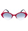 Дамски червени слънчеви очила котешко око -1 снимка