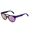 Унисекс слънчеви очила с леопардов принт в циклама и лилаво-0 снимка
