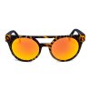 Унисекс слънчеви очила в черно и оранжево с леопардов принт-1 снимка