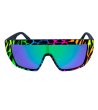 Унисекс слънчеви очила с многоцветен принт-1 снимка
