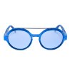 Сини кръгли слънчеви очила-1 снимка