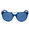 Унисекс слънчеви очила със синя рамка-1 снимка