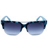 Слънчеви очила с шарка в синьо и черно-1 снимка
