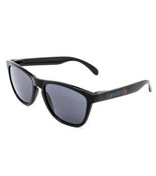 Унисекс слънчеви очила с рамка в черно снимка