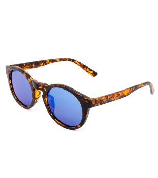 Унисекс слънчеви очила в цвят хавана снимка