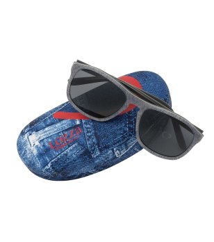 Унисекс слънчеви очила със сива рамка снимка