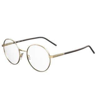Дамски кръгли рамки за очила в златисто снимка