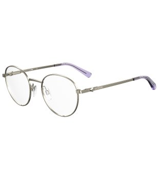 Дамски златисти овални диоптрични рамки снимка