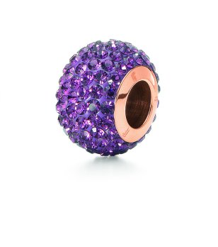 Талисман с кристали в лилаво снимка