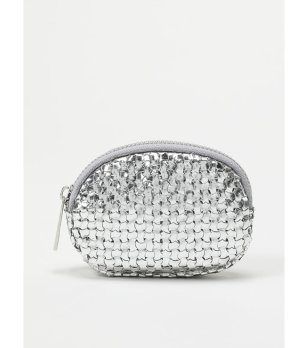 Сребриста малка дамска чантичка снимка