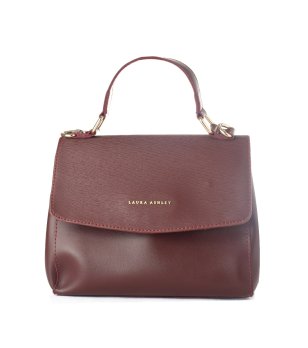 Чанта в цвят марсала с магнитно закопчаване снимка