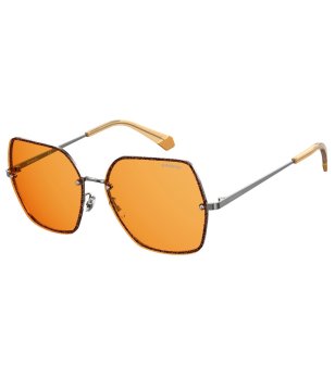 Дамски поляризирани слънчеви очила в оранжев нюанс снимка