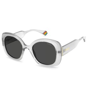 Дамски слънчеви очила в бяло снимка