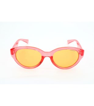 Поляризирани слънчеви очила в нюанс на цвят корал снимка