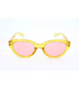 Дамски поляризирани слънчеви очила в жълт нюанс снимка