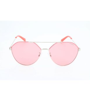 Унисекс слънчеви очила в розов нюанс снимка