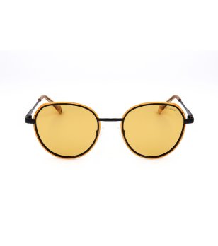 Unisex слънчеви очила овални в оранжев нюанс снимка