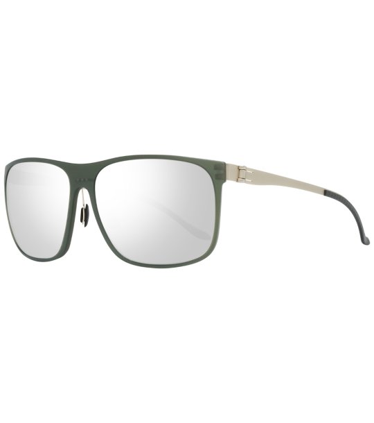 Мъжки слънчеви очила със зелена рамка снимка