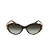 Дамски слънчеви очила котешко око с метални дръжки-1 снимка