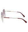Дамски слънчеви очила с тънки червени рамки-2 снимка
