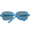 Дамски слънчеви очила в синьо-2 снимка