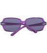 Овални дамски слънчеви очила в лилаво-2 снимка