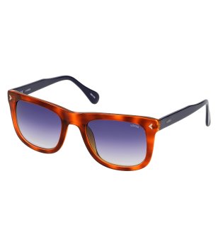 Унисекс слънчеви очила в оранжево и синьо снимка