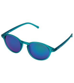 Мъжки слънчеви очила в синьо с овални лещи снимка