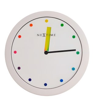 Кръгъл стенен часовник снимка