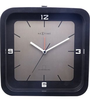 Стенен часовник с аларма в тъмносиньо снимка