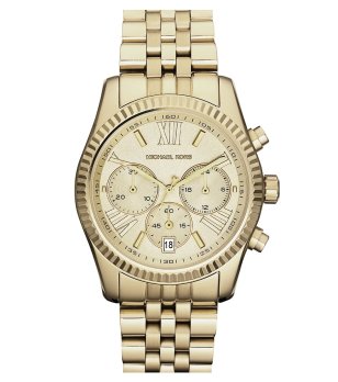 Дамски часовник хронограф в златисто снимка