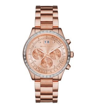 Дамски часовник хронограф в розовозлатисто снимка