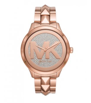 Аналогов розовозлатист дамски часовник снимка