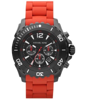 Мъжки часовник хронограф в черно и червено снимка